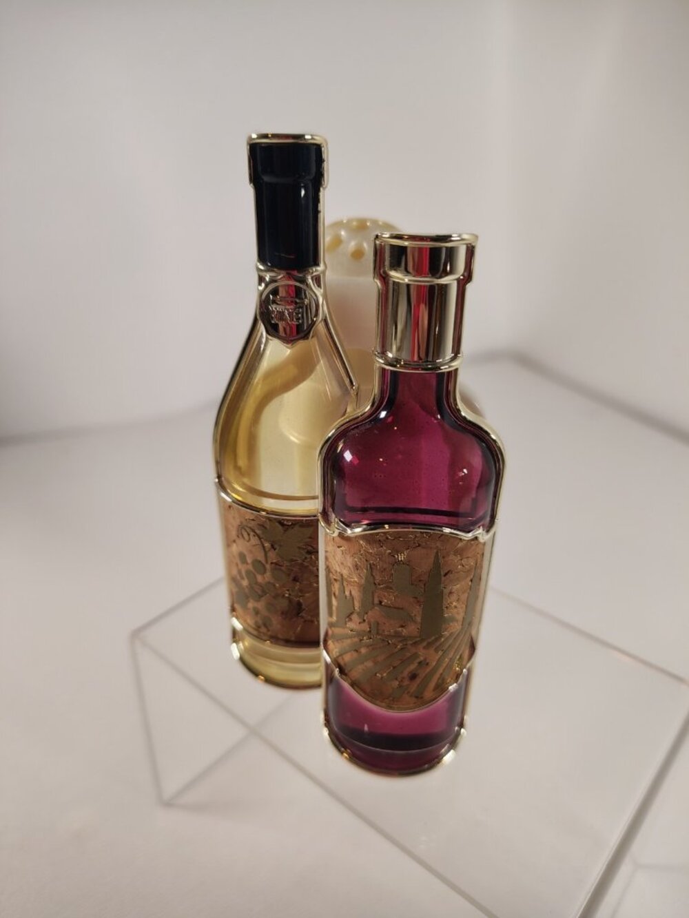 Bath And Body Works Double Wine Bottles Wallflower Plug In Diffuser Wall LIGHTS - Picture 2 of 5
